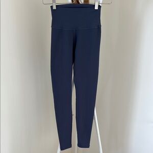 Navy Blue High-Waisted Leggings